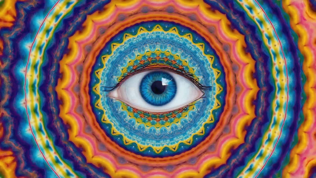 Psychedelic Eye Mandala