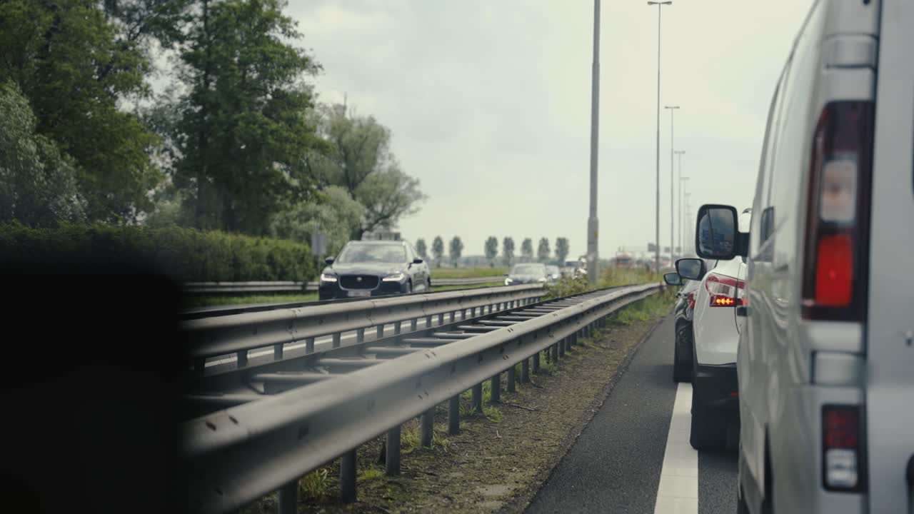 고속도로의 교통체증