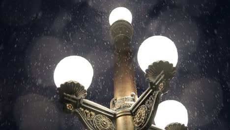 christmas lantern snow and lanterns christmas lantern snow and lanterns winter atmosphere and spirit of christmas holidays