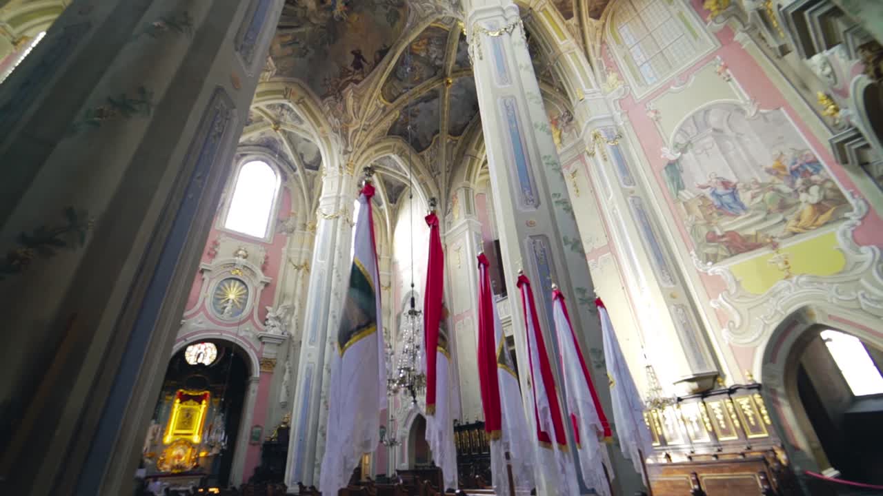 Interior of the Cathedral of the Assumption of the Virgin Mary.