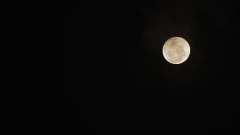full moon and black sky view at the colombian caribbean coast