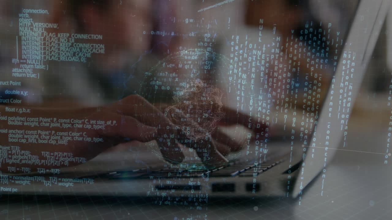 procesamiento de datos contra la persona que utiliza la computadora portátil