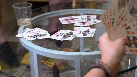 first-person view of an asian poker game in hong kong