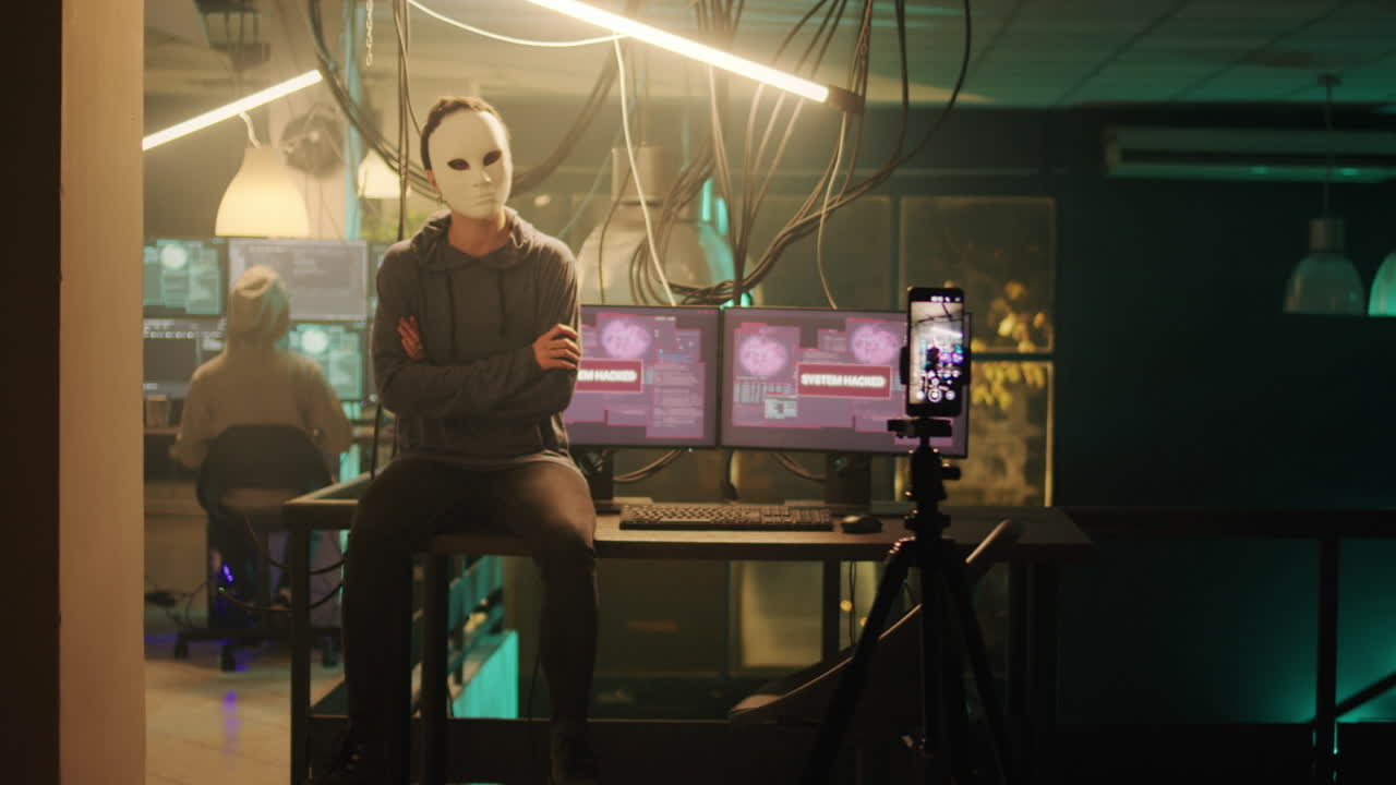 Anonymous Hacker Alert: System Breach Detected