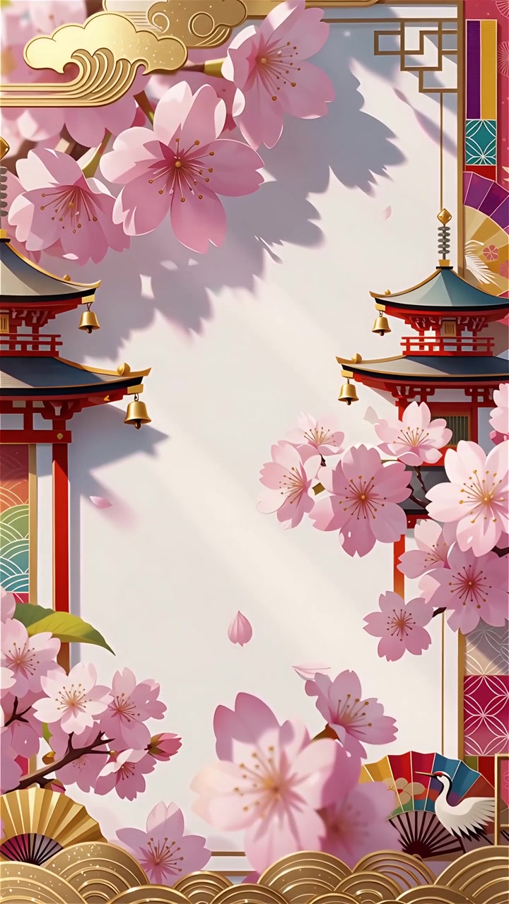 Sfondo Animato Cultura Giapponese 4K