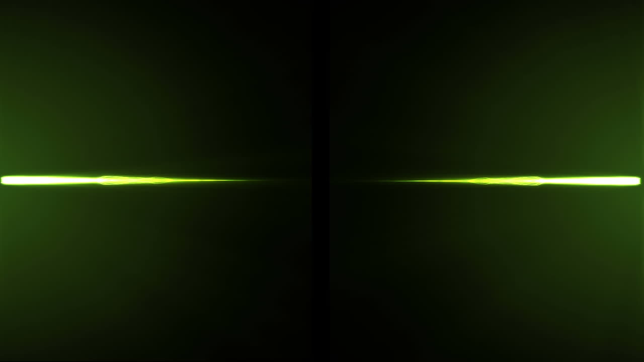 líneas brillantes sobre un fondo negro