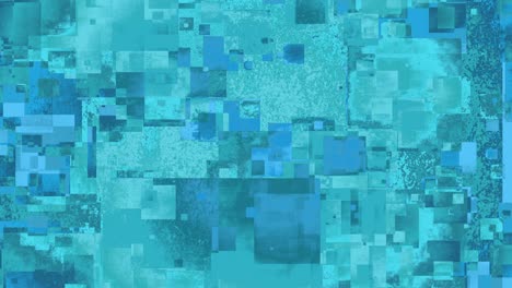 bucle abstracto movimiento rápido azul oscuro grunge rayas cuadradas cuadrícula de comprobación elemento gráfico de movimiento. patrón de azulejos de bucle sin costuras. azulejos cuadrados de mosaico 4k 3d