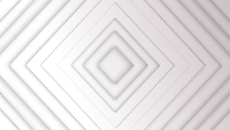 animación de cuadrados 3d que se mueven contra un fondo blanco