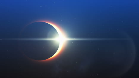 solar eclipse in the sky