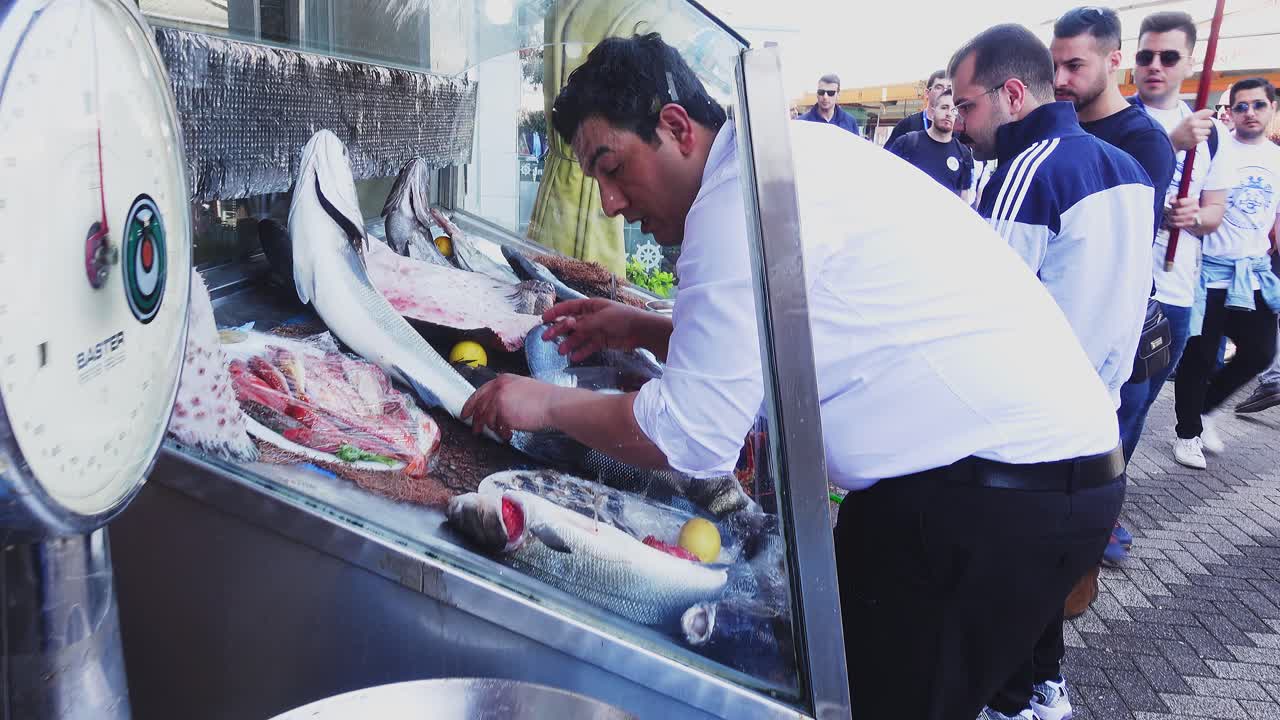 clips de archivo de estambul, disparos de pavo en varios lugares importantes que debe ver