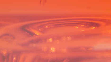 red liquid in forensics laboratory, macro close up view