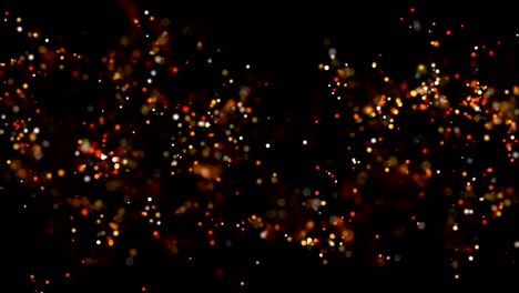 abstract dust particles background. bokeh particles background.flickering particles, random motion of particles.