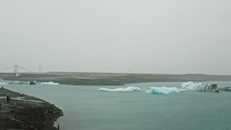 Pfanne-Des-Jökulsarlon-Sees-In-Island