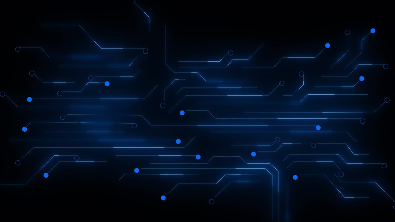 Hightech technology circuit board background digital holograms ai chip electronics data tech