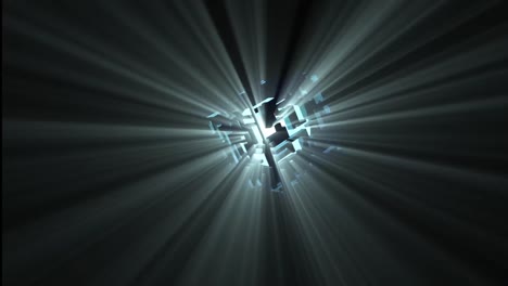 animation of an abstract spotlight in motion giving light