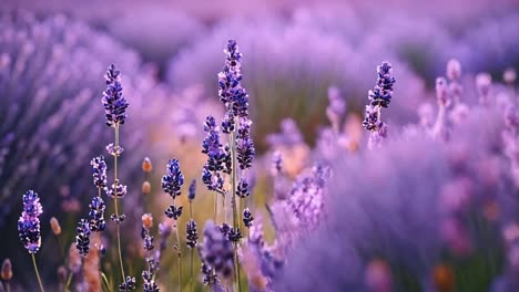 lavender field in bloom