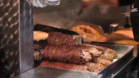 comida callejera turca: kebab doner