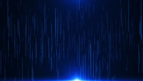 Digital fiber hitech data flow connected dots and lines cyberspace ai big data transfer digital