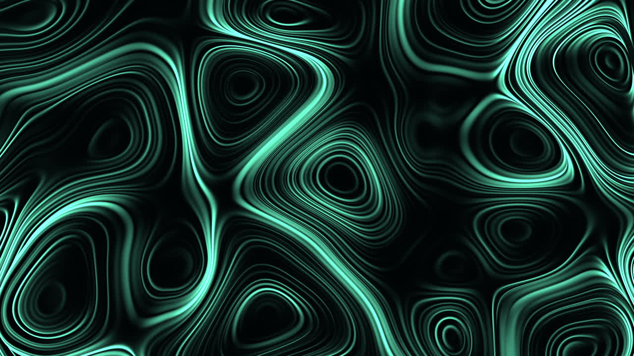 Dynamic blue swirls a digital artwork of fluid lines and shapes