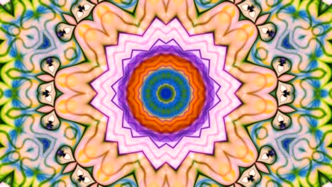 abstract colorful kaleidoscope background movement