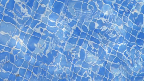 pool water shades of blue design interior of commercial, drop down view