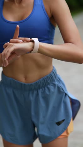 mujer corriendo