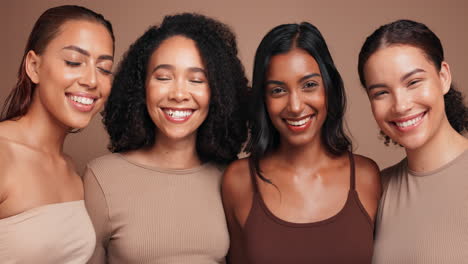 diverse group of women smiling