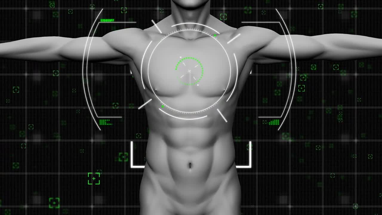 디지털 인간 위에서 스 ⁇  스캐닝의 애니메이션