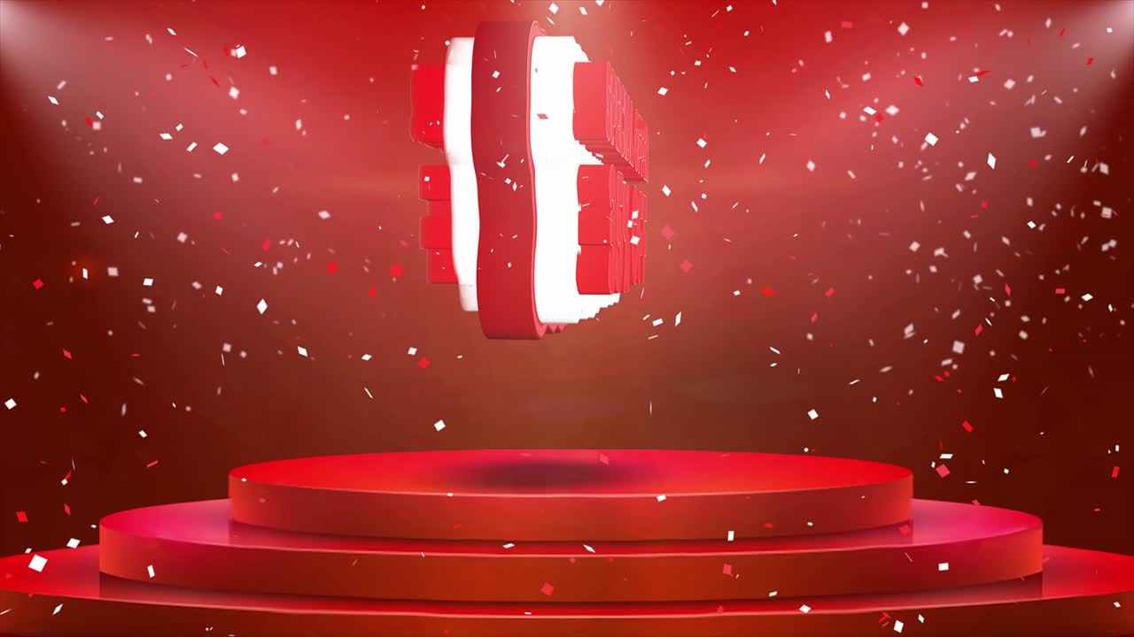 35% de descuento especial - imagen promocional del podio rojo