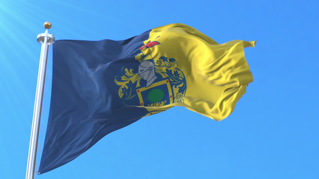 bandera del estado de jalisco, méxico.