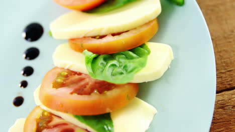 salad served on plate