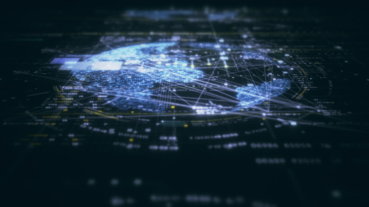 Data matrix background simulation with cutting-edge digital environment with a dynamic and immersive display of interconnected data matrix information networks systems