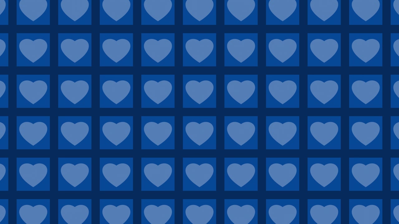 Blue Heart Pattern