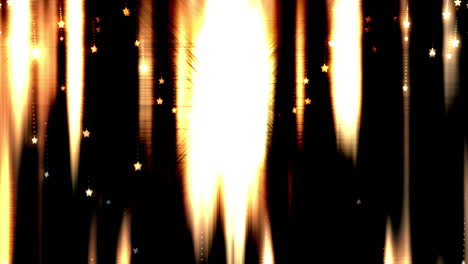 las estrellas brillan con luz