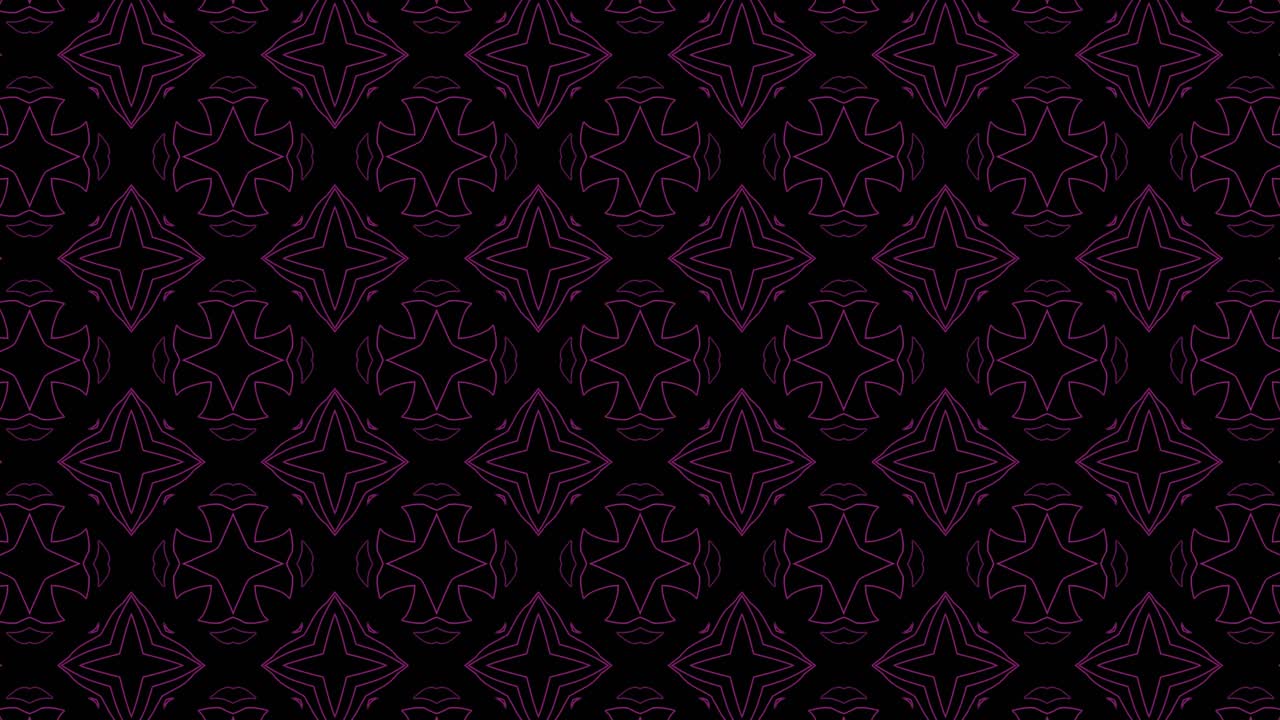 Abstract Stripes Kaleidoscope effect. Purple liquid waves corporate abstract motion background. Seamless loop. Motion shapes Outline Border. Wave stripes. Video animation VJ, 4K