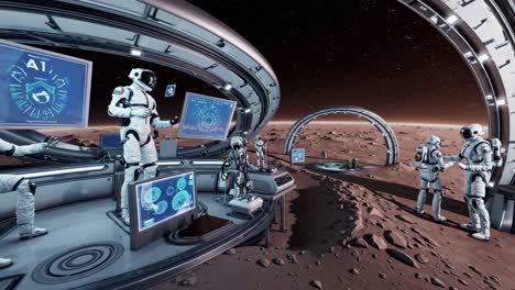 mars base exploration and research
