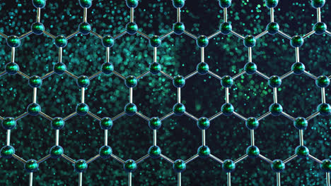 graphene atomic structure 3d model