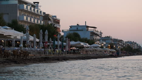 Coastal-area-of-summer-resort-in-the-evening