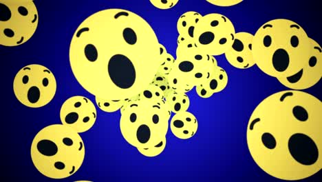 emoji signos de animación, renderización, fondo, con el canal alfa, bucle