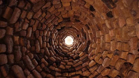 an inside view of a harran dome