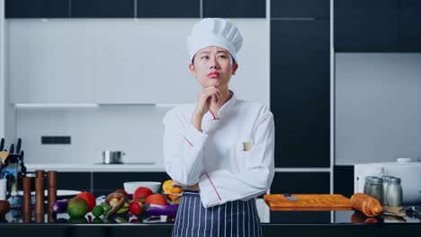 chef thinking and excited