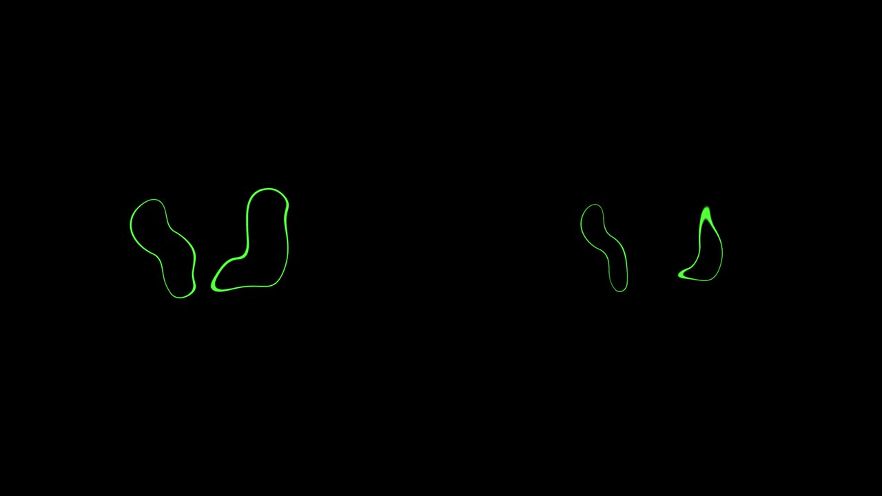 gráficos de movimiento de animación de bucle de propagación de círculo distorsionado