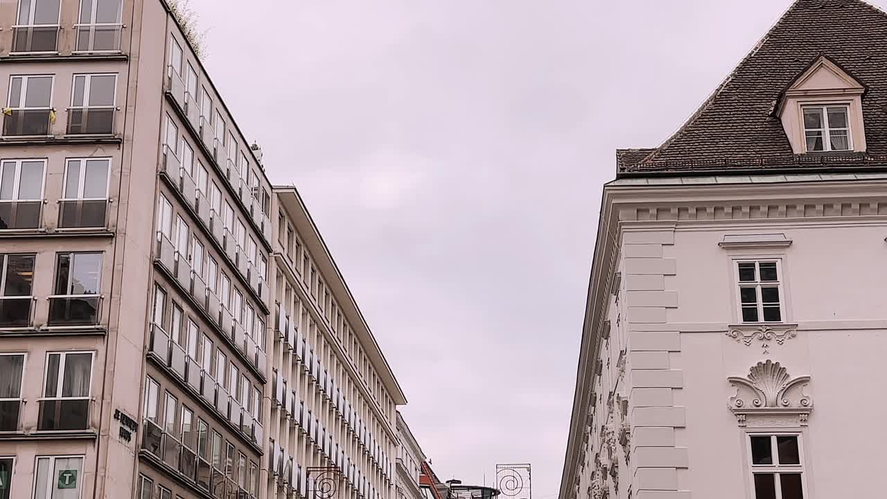 Modern and historic buildings showcasing Vienna Austria architectural contrast