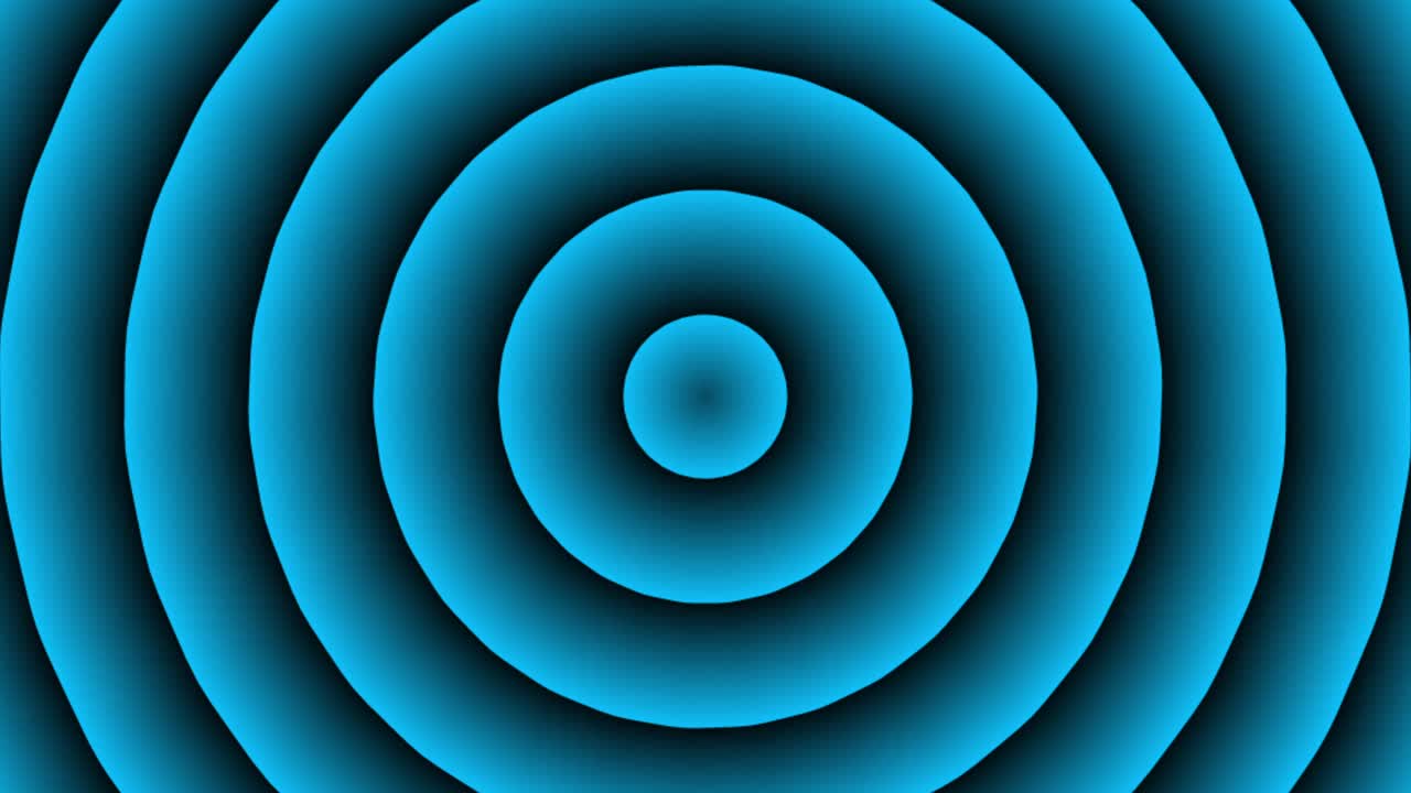 Concentric Blue Circles