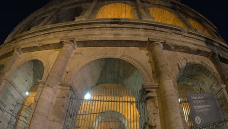 night view of world famous colosseum