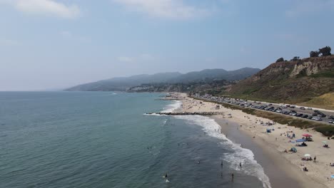 Sobrevuelo-Aéreo-De-La-Playa-De-Malibu-Hd