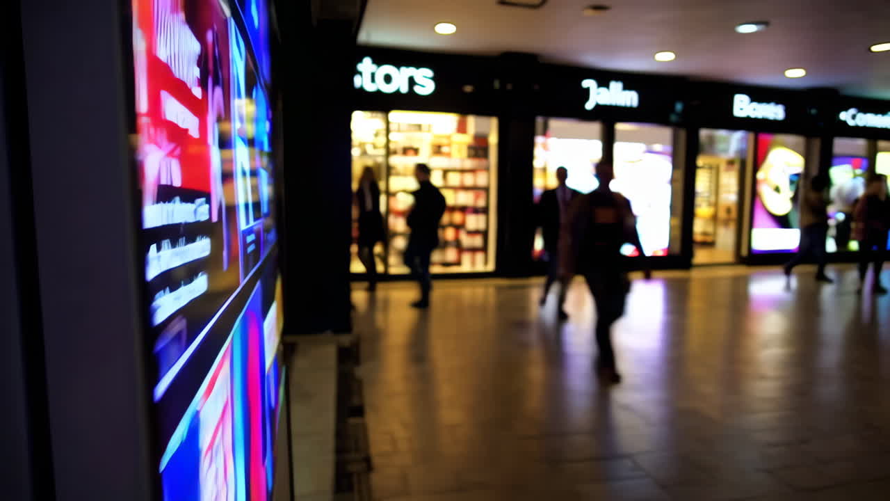 Digital Signage Display in Shopping Mall