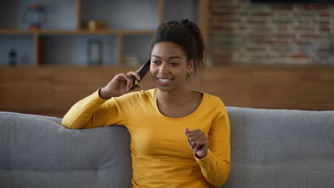 woman talking on phone