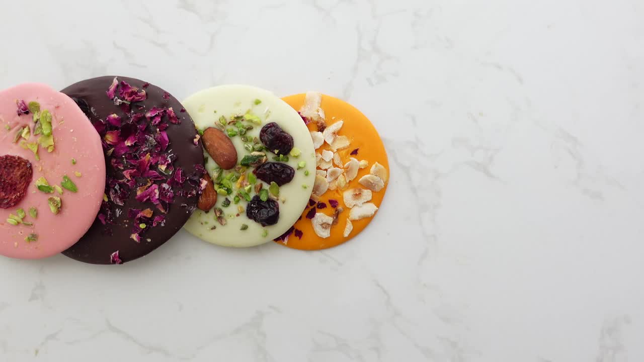 Assorted Chocolate Rounds with Toppings