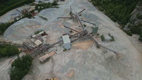 an ordinary industrial quarry in france